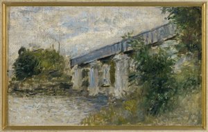 Jernbanebroen, Argenteuil av Claude Monet