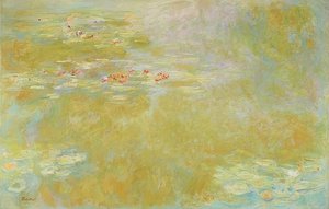 Le bassin aux nymphéas (vannliljedammen). Rundt 1916 av Claude Monet