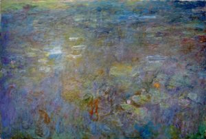 Vannliljedam av Claude Monet