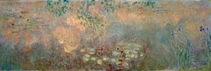 Vannliljedammen med iris av Claude Monet