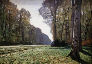 Fortauet til Chailly 1865 (Olje på lerret) av Claude Monet
