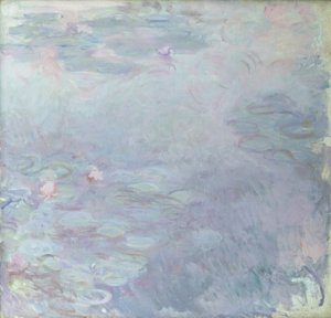 Lyse nymfeer av Claude Monet