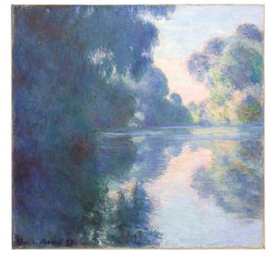 Morgen på Seinen, 1897 av Claude Monet