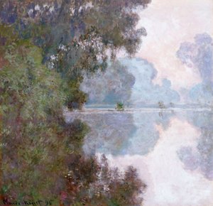 Morgen på Seinen, nær Giverny, 1896 av Claude Monet