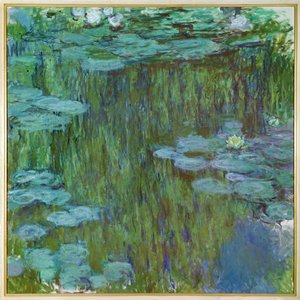 Nymfea i Giverny (olje på lerret) av Claude Monet