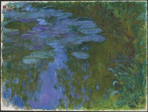 Vannliljer, ca. 1914-1917 av Claude Monet