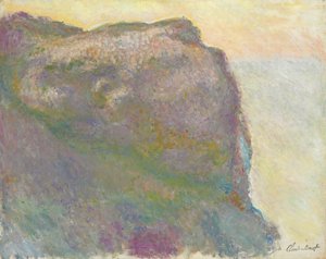 On the Cliff, Petit D"Ailly; On the Cliff, at Petit Ailly, 1896 av Claude Monet