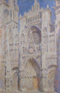Rouen katedral: Portalen (sollys), 1894 av Claude Monet