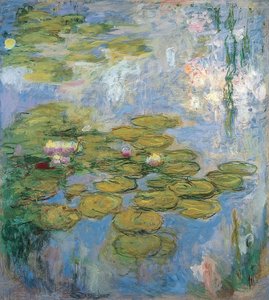 Vannliljer (nymphéas). 1916-19 av Claude Monet