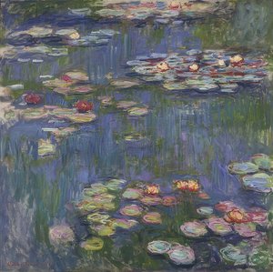 Vannliljer. 1916 av Claude Monet