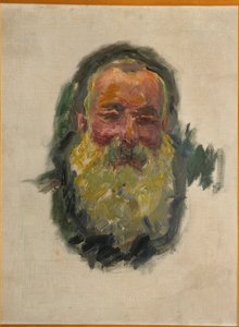 Selvportrett (olje på lerret) av Claude Monet