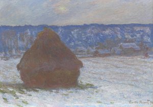 Stabel av hvete av Claude Monet