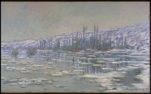 Isens oppløsning (La Débâcle eller Les Glaçons) av Claude Monet