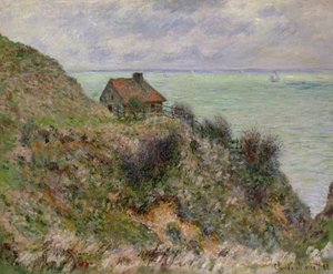 Tollbetjentenes hytte i Pourville, 1882 av Claude Monet