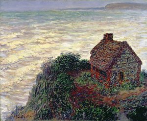 Tollbetjentens hus, Varengeville, 1882 av Claude Monet