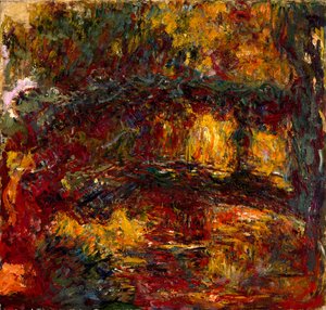 Den japanske broen, 1923 av Claude Monet