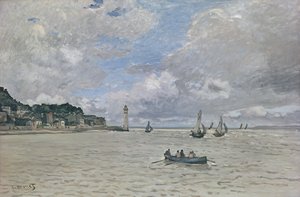 The Lighthouse of the Hospice (Honfleur), 1864 av Claude Monet