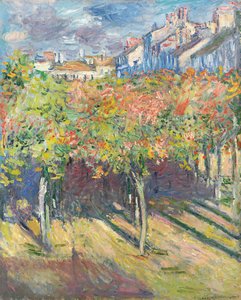 Limetrærne på Poissy; Lindetrær i Poissy, 1882 av Claude Monet