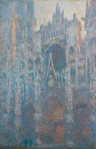 Portalen til Rouen-katedralen i morgenlys, 1894 av Claude Monet