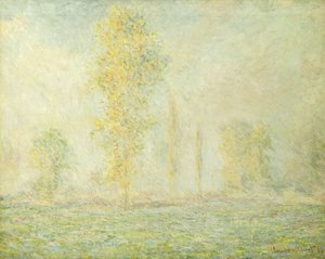 Prærien i Giverny; La Prairie a Giverny, 1888 av Claude Monet