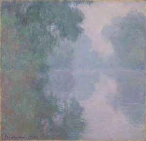 Seinen ved Giverny, Morning Mists, 1897 av Claude Monet