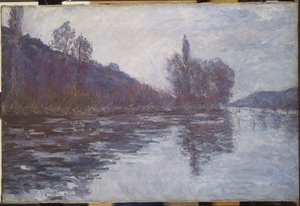 Seinen nær Giverny, 1894 av Claude Monet