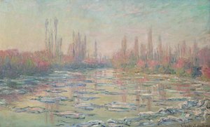 Tine på Seinen, nær Vetheuil, 1880 av Claude Monet