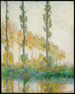 De tre trærne, høst, 1891 av Claude Monet