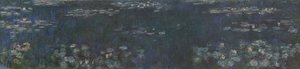 Vannliljene - Grønne refleksjoner, 1914-1926 av Claude Monet
