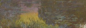 Vannliljene - Solnedgang, 1914-1926 av Claude Monet