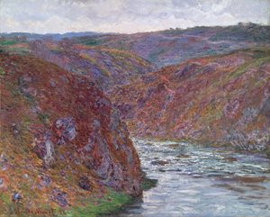 Creuse -dalen (grå dag) av Claude Monet
