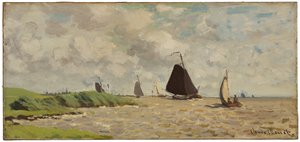 Utsikt fra Voorzan av Claude Monet