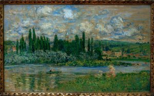 Vue de Vetheuil (Utsikt over Vetheuil sur Seine) av Claude Monet