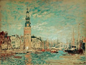 Utsikt fra Montalban Tower, Amsterdam av Claude Monet