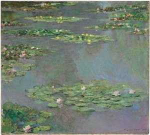 Vannliljer, 1905 av Claude Monet