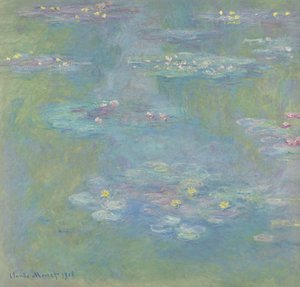 Vannliljer; Nympheas, 1908 av Claude Monet