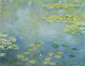 Vannliljer, ca. 1906 (olje på lerret) av Claude Monet