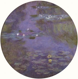 Vannlilje-rundel av Claude Monet