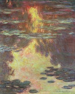 Vannliljer, 1907 av Claude Monet