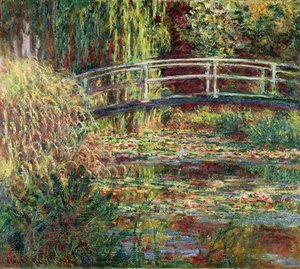 Waterlily Pond: Pink Harmony av Claude Monet