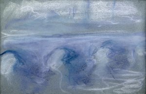 Waterloo Bridge, ca. 1900 (pastell på papir) av Claude Monet
