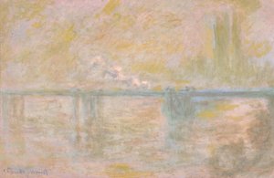 Charing Cross-broen, London av Claude Monet
