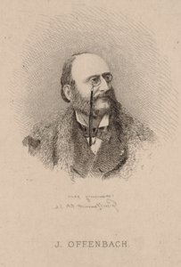 Portrett av Jacques Offenbach 1819-1880, 1870.