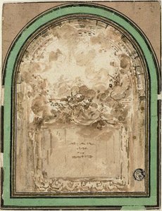 Prosjekt for taket til Salle de Spectacle de Besancon av Claude Nicolas Ledoux