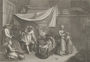 Morning The Morning, ca. 1700. av Claude Saint Paul