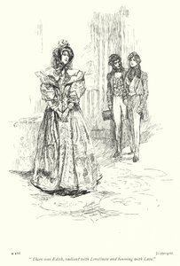 Illustrasjon for Disraelis Coningsby (litho) av Claude Shepperson