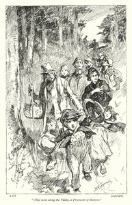 Illustrasjon for Disraelis Coningsby (litho) av Claude Shepperson