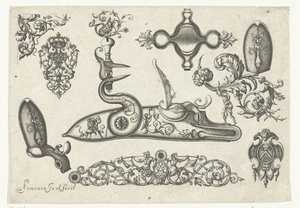 Ti motiver Plusieurs pieces et ornaments Darquebuzerie (serietittel) av Claude Simonin