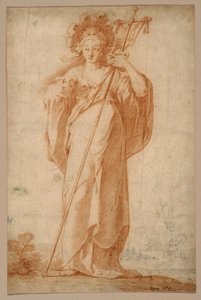 The Cuman Sibyl, ca. 1630 av Claude Vignon