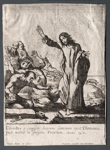 Jesu Kristi mirakler: Kristus utfrier de besatte av Claude Vignon